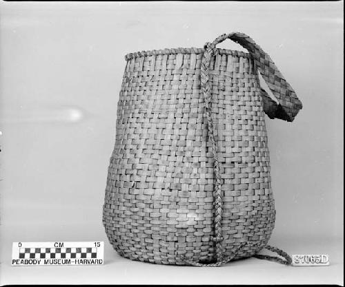 Burden basket. From the collection of L.C. Jones. Plain plaited.