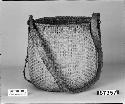 Burden basket made by Marjorie Nye, ca. 1870. From the collection of C.C. Willoughby. Plain plaited.