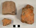 Brick fragments, including some handmade fragments