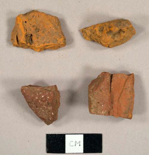 Brick fragments, including some handmade fragments