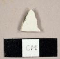 White salt-glazed stoneware sherd