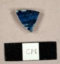 Chinese blue on whtie porcelain sherd