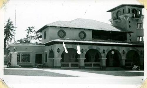 Scan of photograph from Judge Burt Cosgrove photo album.Airport-Guatemala City