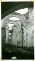 Scan of photograph from Judge Burt Cosgrove photo album.San Francisco church destroyed by earthquake in 1773