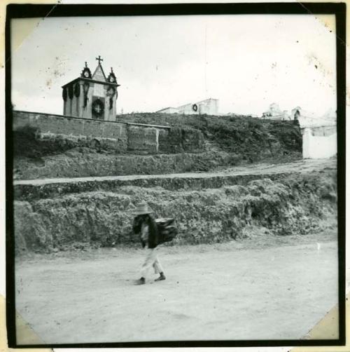 Scan of photograph from Judge Burt Cosgrove photo album.Cemetery Comolapa