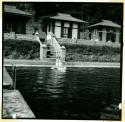 Scan of photograph from Judge Burt Cosgrove photo album.Swimming pool near Chimaltenango