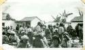 Scan of photograph from Judge Burt Cosgrove photo album.Market at San Ramundo