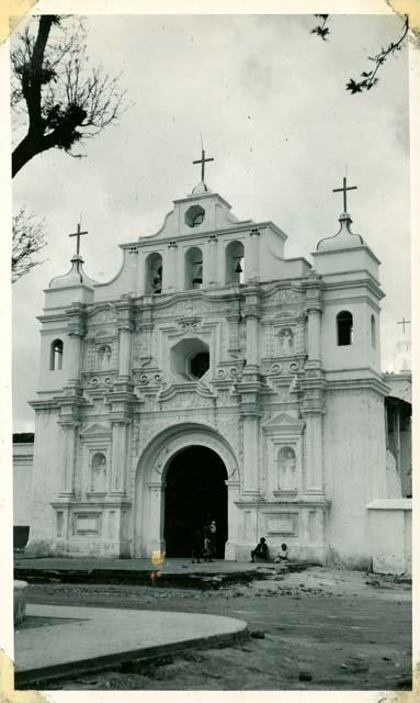 Scan of photograph from Judge Burt Cosgrove photo album.San Ramundo church