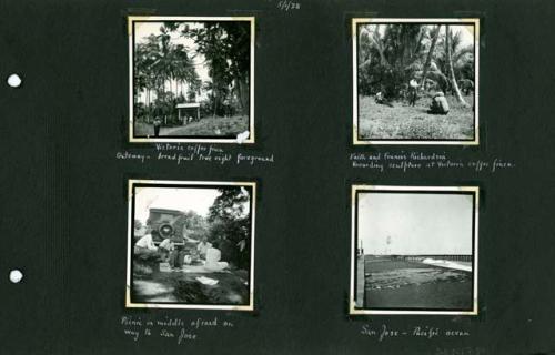 Scan of page from Judge Burt Cosgrove photo album. 5/1/38