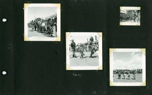 Scan of page from Judge Burt Cosgrove photo album.