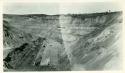 Scan of photograph from Judge Burt Cosgrove photo album.Pits of Chino Mines of Nevada Consolidated Copper Co. Santa Rita New Mex. 1925