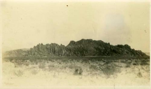 Scan of photograph from Judge Burt Cosgrove photo album.Huecos (Tanks) east of El Paso, Tex.

