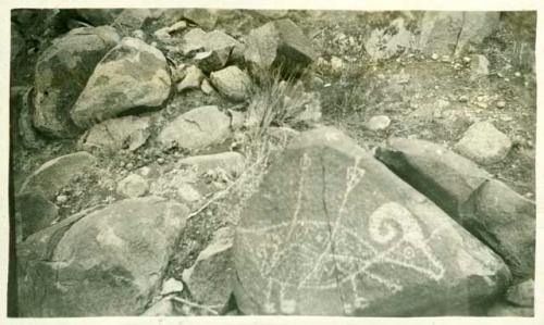 Scan of photograph from Judge Burt Cosgrove photo album. Three Rivers New Mex.