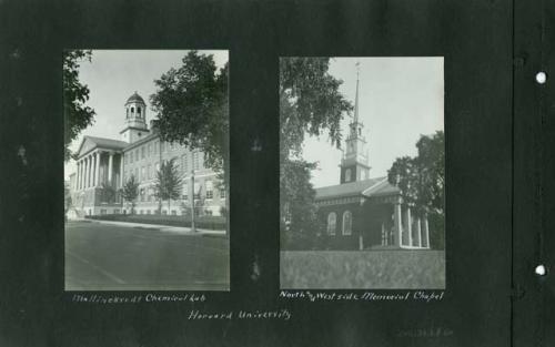 Scan of page from Judge Burt Cosgrove photo album. Harvard University.