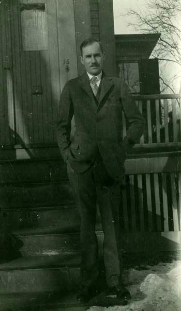 Scan of photograph from Judge Burt Cosgrove photo album. Karl Ruppert 1926