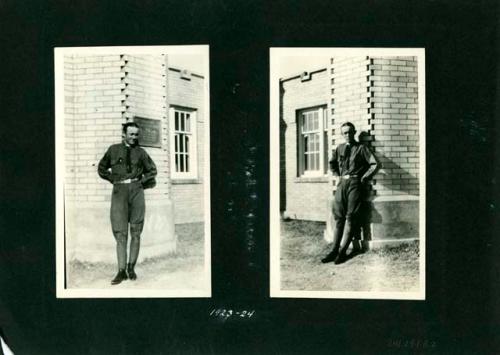 Scan of page from Judge Burt Cosgrove photo album. Summer 1924