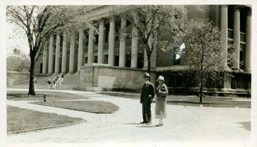 Scan of photograph from Judge Burt Cosgrove photo album. Harvard University May 1926