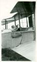 Scan of photograph from Judge Burt Cosgrove photo album.Mom and Dad seeing Washington, June 1, 1926
