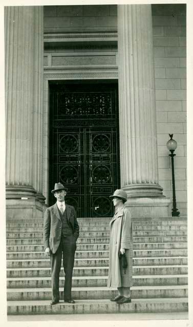 Scan of photograph from Judge Burt Cosgrove photo album. National Museum Washington D.C. June 1926