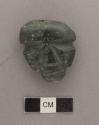 Ground stone; effigy head; pendant
