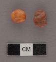 2 carnelian pebbles