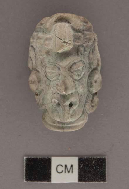 Jadeite ornament, human face