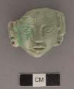 3 fragments of jade human head - length 30.3mm.; width 32mm.; thickness 17mm.