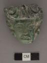 3 fragments of jade human head- length46.2mm.; width 44.5mm.; thickness