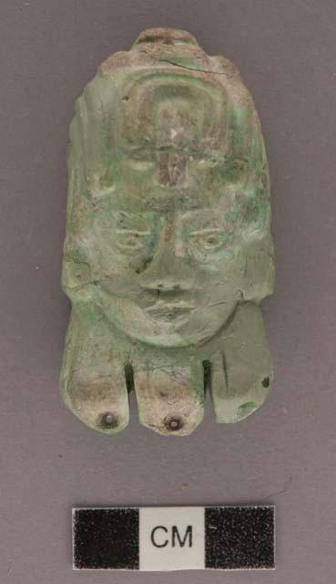 Fragments of jadeite tablets and ornaments