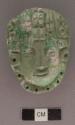 4 fragments of jade human head