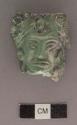 Fragments of jade human head