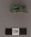 Fragment of jade human head- width 22.8mm.; thickness 15mm. max.