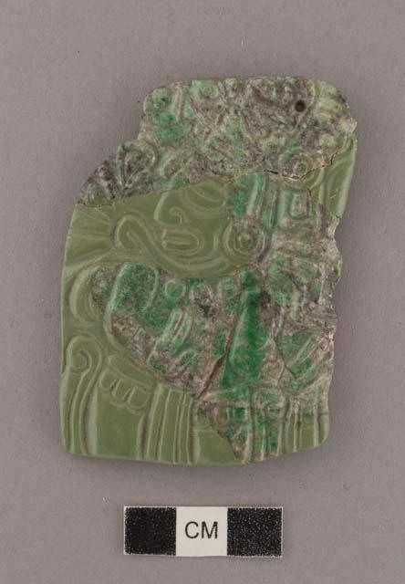 Jade picture plaque - 73x53x6 mm.