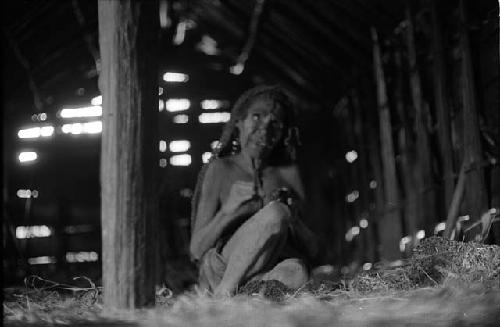 Samuel Putnam negatives, New Guinea.a child and the woman