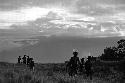 Men coming home along the Warabara