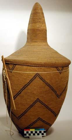 Large Lidded Basket