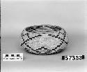 Low-shouldered trinket basket. From the collection of Dr. Reynolds. Coiled.