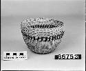 Bowl, bought from "Nevada Indians." From unknown collection. Open coiled, one-rod foundation.