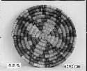 Large plaque or tray. From unknown collection. Coiled, bundle foundation, non-interlocking stitches.