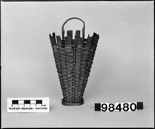 Toy carrying basket? Purchased by G. Nicholson, unknown provenance.