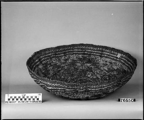 Basket tray, gift of L.H. Farlow