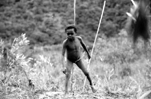 Samuel Putnam negatives, New Guinea; Tukom playing sikoko wasin