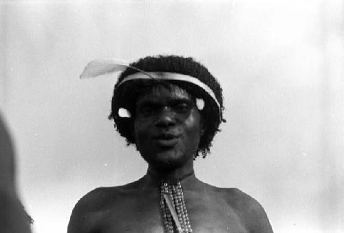 Samuel Putnam negatives, New Guinea; Portrait of Walimo