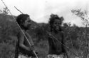 Samuel Putnam negatives, New Guinea; little girls palying sikoko wasin; one is laughing uproariously