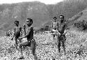 Samuel Putnam negatives, New Guinea; boys playing sikoko wasin; Isile and Okal