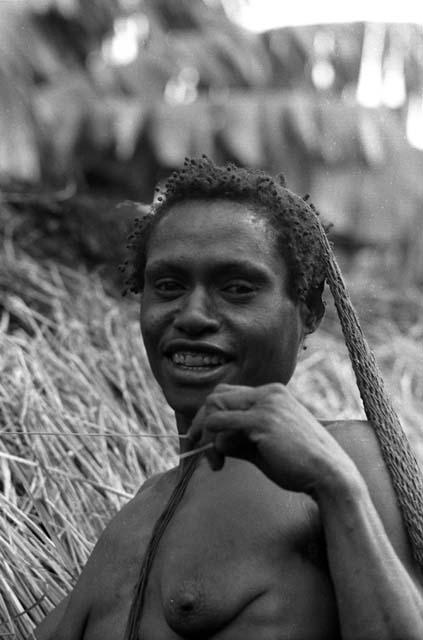 Samuel Putnam negatives, New Guinea; portrait of a woman