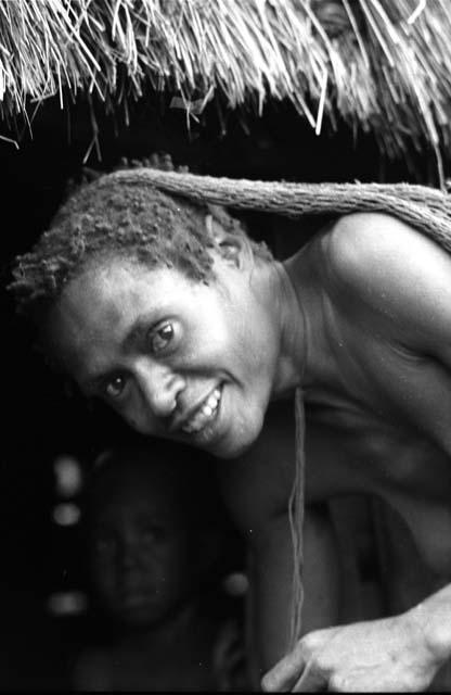 Samuel Putnam negatives, New Guinea; portrait of a woman