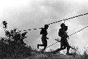 Samuel Putnam negatives, New Guinea; men running