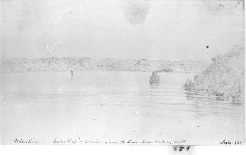 Drawing of Lake Pepin