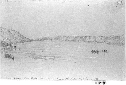 Drawing of Lake Pepin